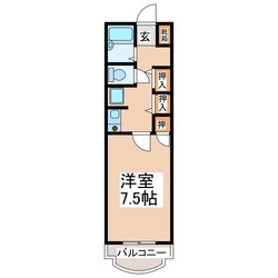 スカイパレスの物件間取画像